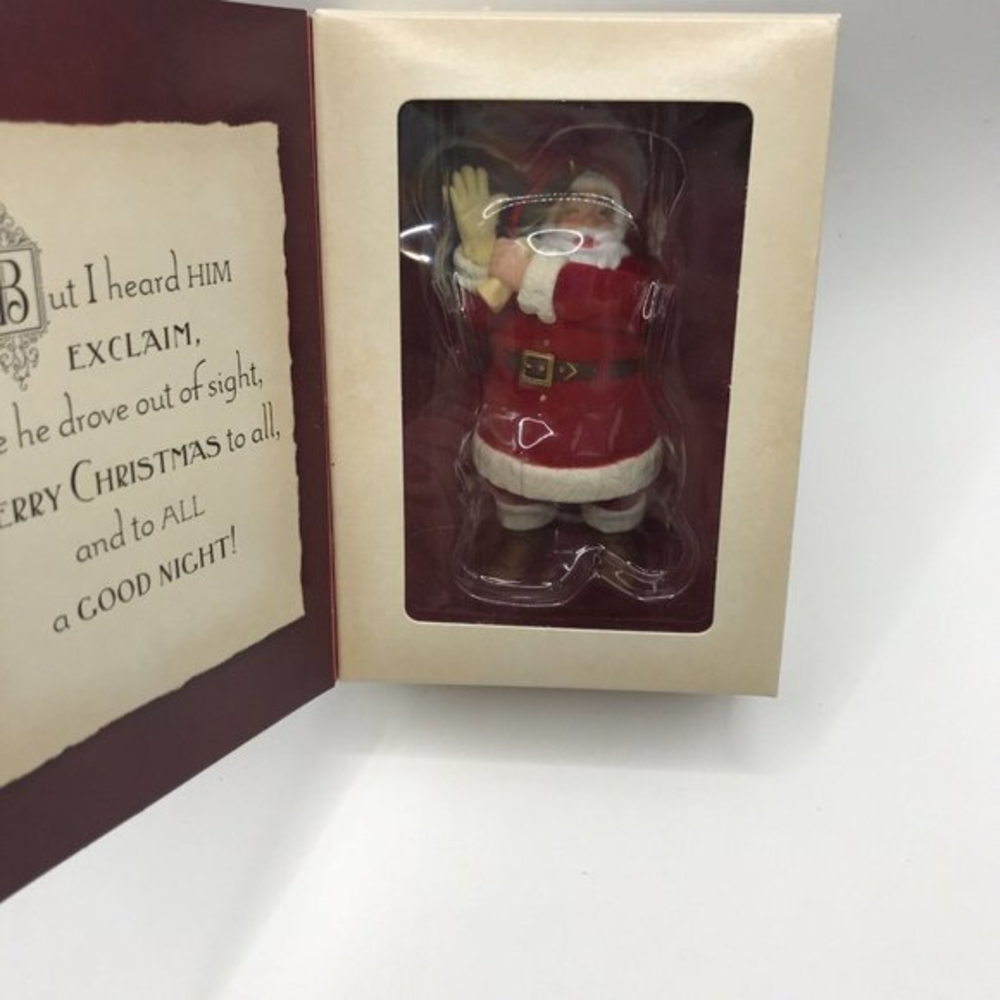 Hallmark Keepsake Ornament Twas the Night Before Christmas‎ Santa Claus 2001